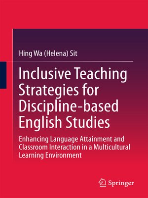 cover image of Inclusive Teaching Strategies for Discipline-based English Studies